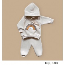 LtAn Набір 3-х нитка"Веселка" (Худі і штанці) 74-92  4шт