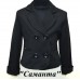 SuzieПд 116-140шерсть Піджак для дівчинки ЖК20708-17 "САМАНТА" чорний 116-140 5 шт.