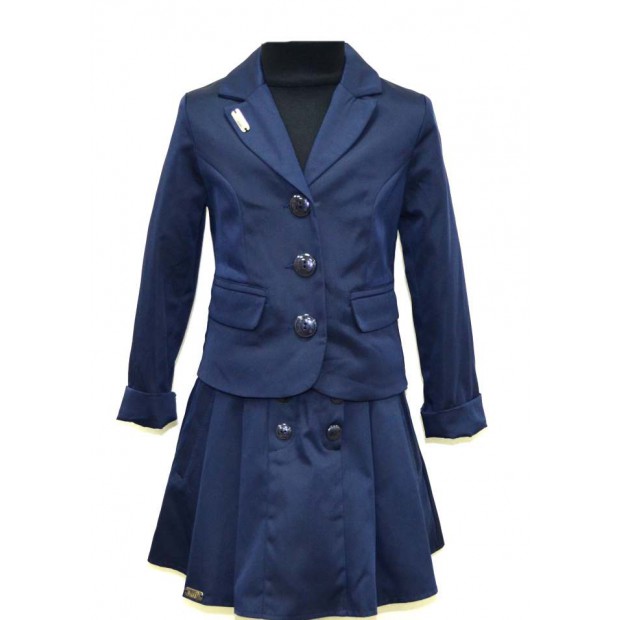 Suzie Км 116-140меморіКОСТЮМ Піджак "Аделаїда" (698) + Спідниця синій116-140 5 р.