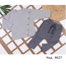 Tr Костюм муслін для хлопчика FLEXİ 217550   6,12,18,24,36 міс.  5 шт.