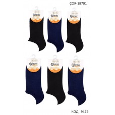 Bross Шкарпетки бавовняні для хлопчика короткі Сітка Однотон ÇOR-18701  Мікс 12(3)шт.