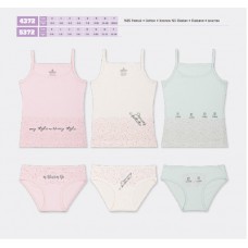 BR Набір6 білизни для дівчинки(майка+ТРУСИ) 4372/5372   6(3)шт.