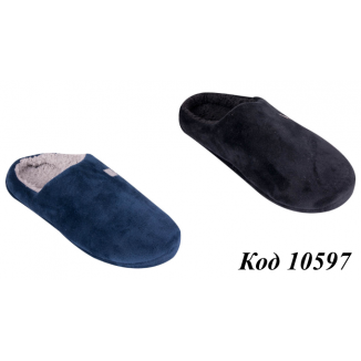 Тапочки мужские OK-008 велюр на махре 40-41/42-43/44-45  3пары