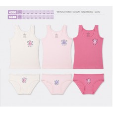 BR Набір6 білизни для дівчинки(майка+ТРУСИ) 4350/5348   6(3)шт.
