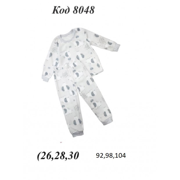 LD Пижама фліс кольорова  ПД15  26,28,30      092,98,110, 3 шт