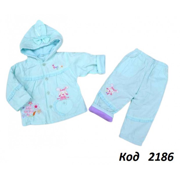 Ch Костюм тканина на флісі для дівчинки 2-х предметний  92 р 3(1) шт