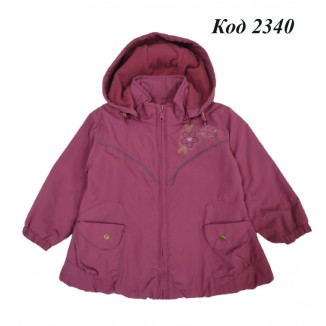 Ch Вітрівка для дівчинки на флісі 104,110 3(2)шт