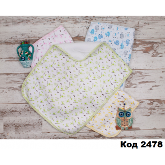 Tr Клейонка на махрі 29 KASAPOGLU мікс кольорів 50х70 см. 12(4)  шт.