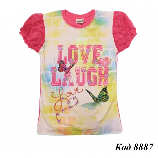 ,Tr Футболка для дівчинки TNW 2299   140-176   4 шт.