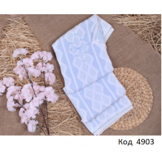 Tr Плед акриловий в'язка LEYLEK 4454  85х100 см. різні кольори 1 шт.