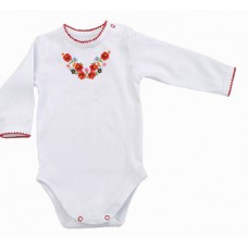 LD Боді інтерлок для дівчинки ВИШИВАНКА  20-28(62-86) МІКС  5 шт