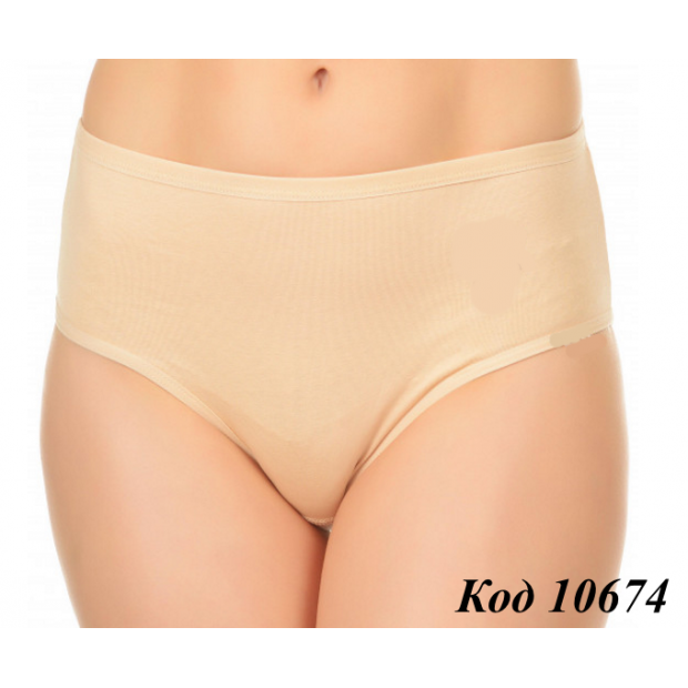 Jiber Труси жіночі СТРЕЙЧ  652 БЕЖЕВИЙ  M/L/XL/XXL  12(3)шт