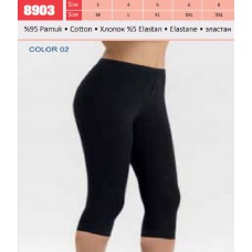 BR Бриджі жіночі 8903.02  ЧОРНИЙ S-4XL 1 шт