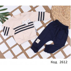 Tr Костюм для хлопчика інтерлок BABYHİ 731  6,12,18 міс. 3 шт