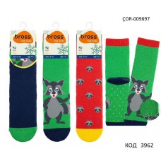 Bross Шкарпетки махрові для хлопчика ABS МАЛЮНОК ÇOR-009897  МІКС 12(3) шт.