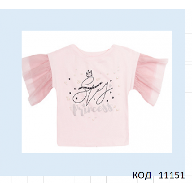 Футболка лето девочка 3ск142   098-110//116-128    3шт