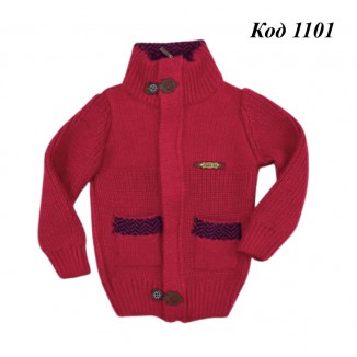 Tr Кофта в'язана для хлопчика на замку Zeni 01     2-92    3(1) шт