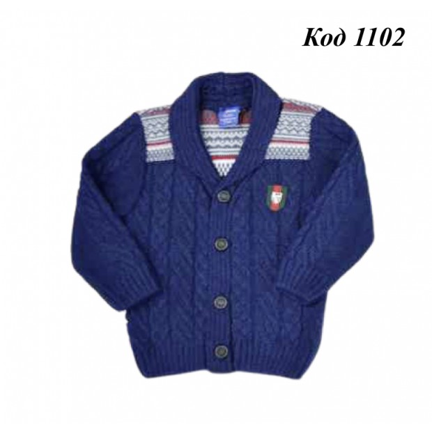 Tr Кофта в'язана для хлопчика на гудзиках Cocuk6202 2-5 років  4 шт