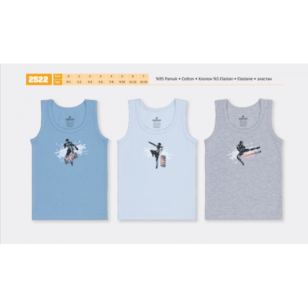 BR Майка для хлопчика 2522  06   6(3) шт