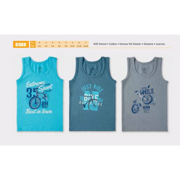 BR Майка для хлопчика 2382   6(3) шт