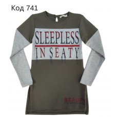 Tr Туніка для дівчинки 2-х нитка BNN 9786  116-134 4 шт.