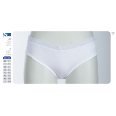 BR Труси для дівчинки 5208.01 БІЛИЙ    06.07   12 (6)шт