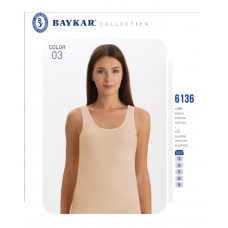 BR Майка жіноча 6136,03  БЕЖЕВИЙ  6(1)шт.
