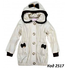 --Ch Плащ для дівчинки на трикотажі 1030 120-150 (122-140)   4р.