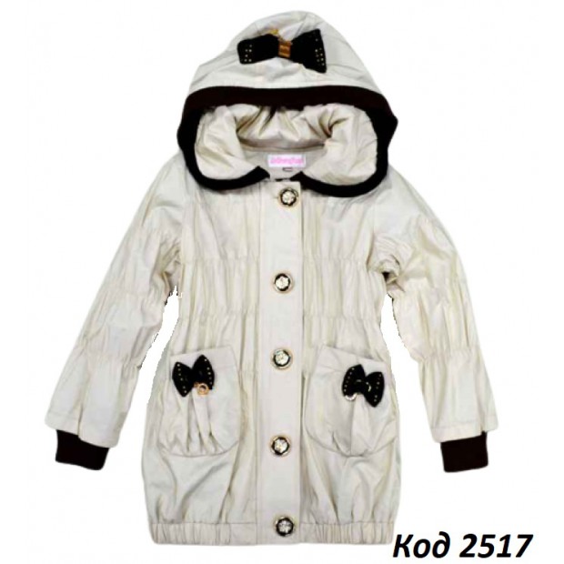 --Ch Плащ для дівчинки на трикотажі 1030 120-150 (122-140)   4р.