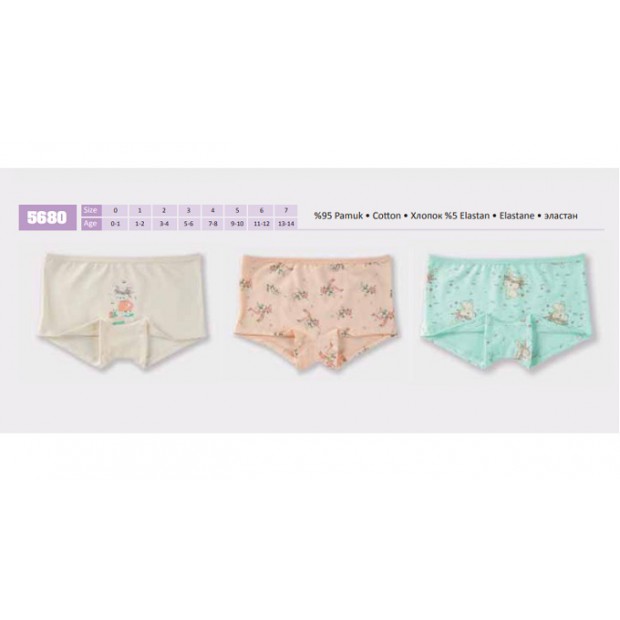 BR Шорти для дівчинки  5680,99  06    12(6) шт.