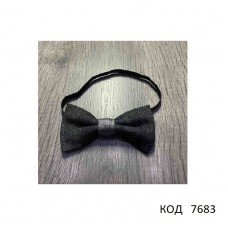 Ukr Краватка-метелик для хлопчика ДЖИНС срібло   5шт