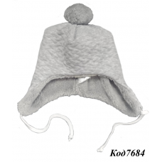 Bts Шапка капітон/махра "Бегемотик"  56,62,68,74,80  5(3)шт