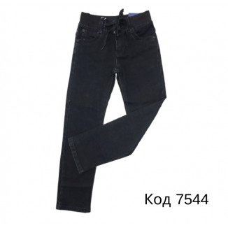 Ch Штани для хлопчика ДЖИНС Taurus А-827 чорний  98-128 6 шт