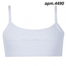 BR Топ для дівчинки 4490,01   БІЛИЙ  06,07.  12(3) шт.