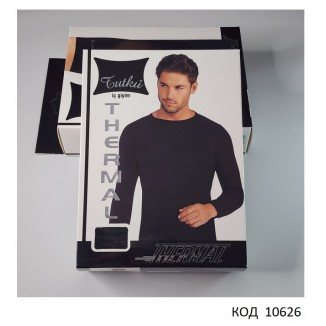 Термобілизна Tutku  КОФТА довгий рукав для чоловіків 0126  S/ M//L/XL/2XL   1 шт