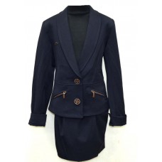 ,,Suzie122-152шерстьКОСТЮМ Піджак "Стефані"(5480)+Спідниця синій122-152 6 шт