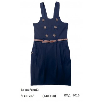 SuzieСн 140-158шерсть Сарафан Сн56608 "ЕСТЕЛЬ" синій 140-158 4р.