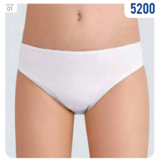 BR Труси для дівчинки 5200.01 БІЛИЙ    06.07   12 (6)шт