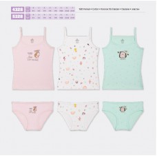 BR Набір6 білизни для дівчинки(майка+ТРУСИ) 4328/5328   6(3)шт.