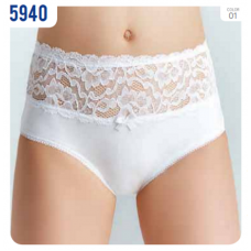 BR Труси для дівчинки 5940.01 БІЛИЙ    06.07   12 (6)шт