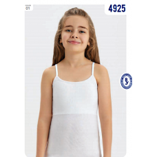 BR  Майка для дівчинки 4925.01 БІЛИЙ    ПУШ-АП   2 шт.