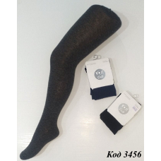 YO Колготки бавовняні  RAB-0037  ОДНОТОННІ 116-122//140-146  3шт