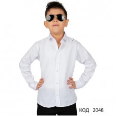 Tr Сорочка для хлопчика SENiOR 790  БІЛИЙ  5-8 4 шт