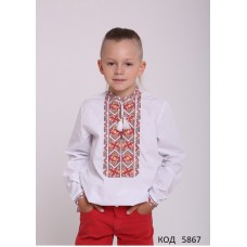 Ukr Вишиванка для хлопчика 4423 машинна вишивка 110-134 5 шт.