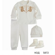 LD Комплект інтерлок для Хрещення ЯНГОЛИ 4 предмети 62,68,74 1 шт.