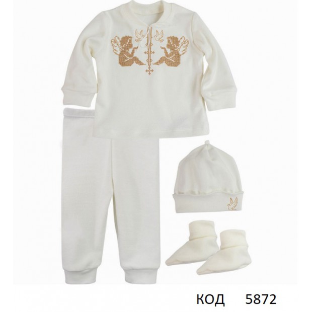 LD Комплект інтерлок для Хрещення ЯНГОЛИ 4 предмети 62,68,74 1 шт.