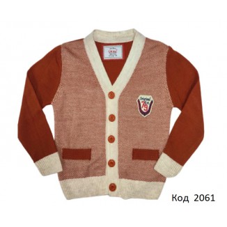Tr Кофта в'язана для хлопчика на гудзиках CINALI 3780  (1-3) 86-98 3 шт