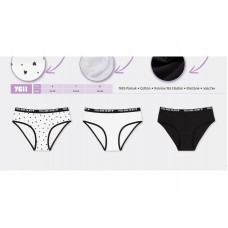 BR Труси для дівчинки підліток 7611,142  РУБЧИК Мікс   12(6) шт.