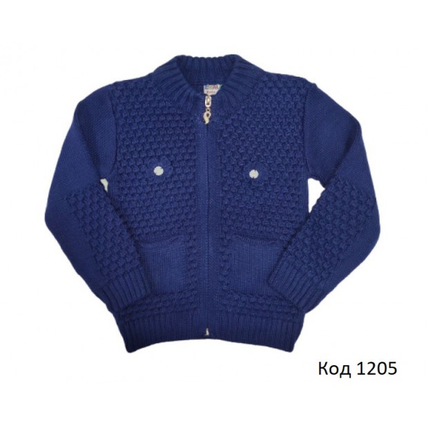 Tr Кофта в'язана для дівчинки на замку ESMA 500    2,3,4 (86,92,98)   3 шт