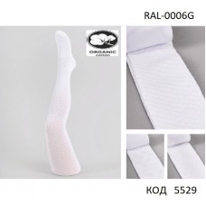 YO Колготки бавовняні для дівчинки RAL-0006G  АЖУР БІЛИЙ  080-86//128-134   6(3) шт